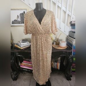 Asos sequin dress size 8 NEW
